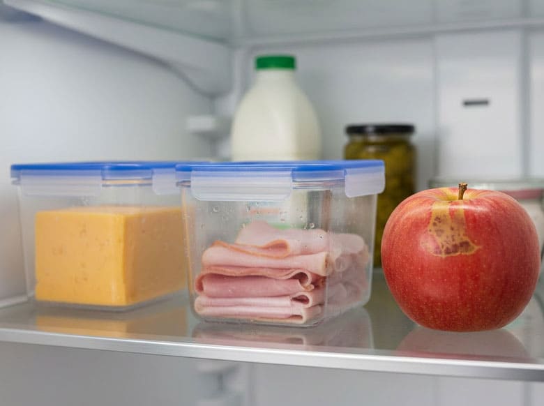 Храните продукты в контейнерах или пленке, т.к. No Frost сушит воздух